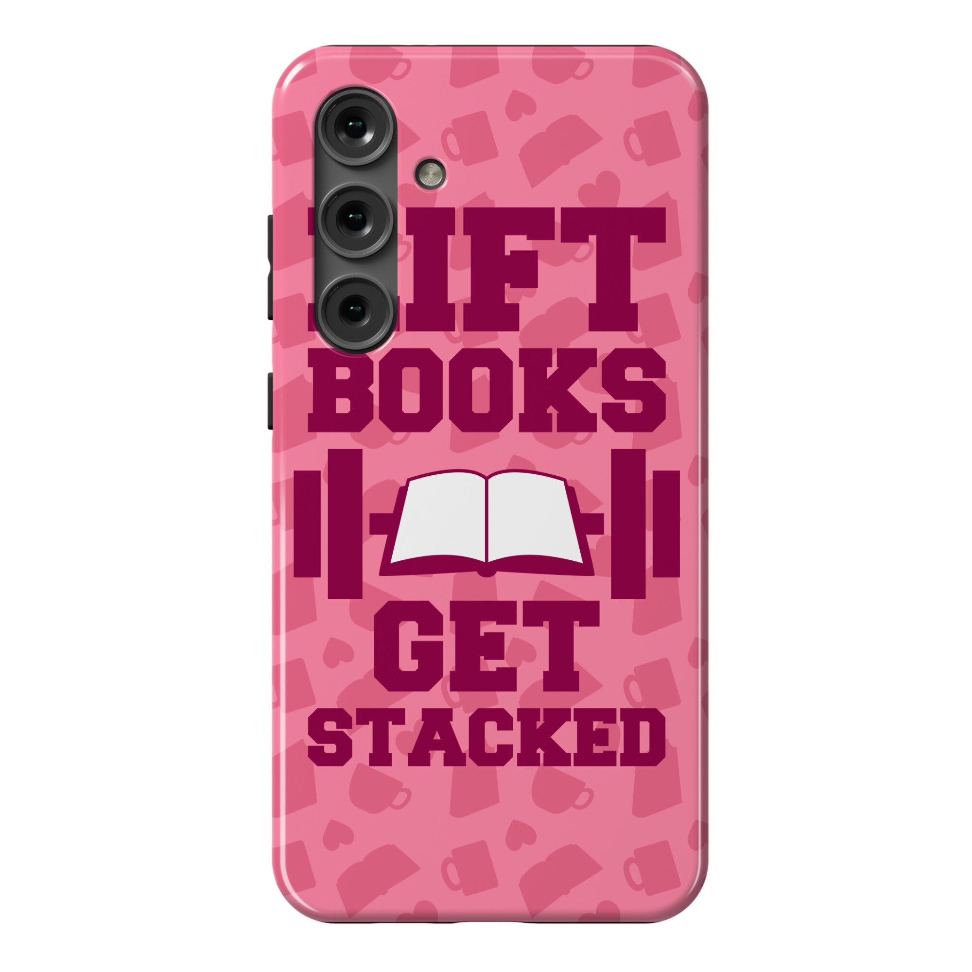 Lift Books, Get Stacked Phone Case